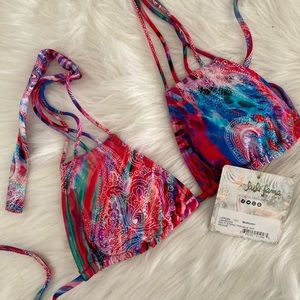 Luli fama Amanecer bikini top